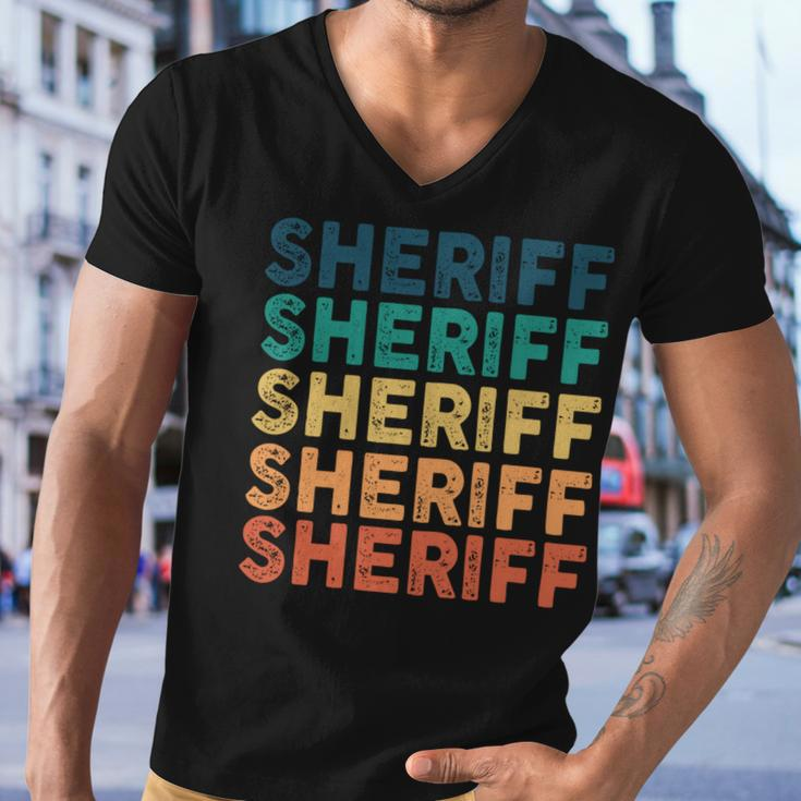 Sheriff Name Shirt Sheriff Family Name Men V-Neck Tshirt