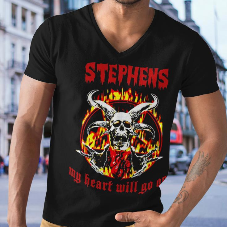 Stephens Name Gift Stephens Name Halloween Gift Men V-Neck Tshirt