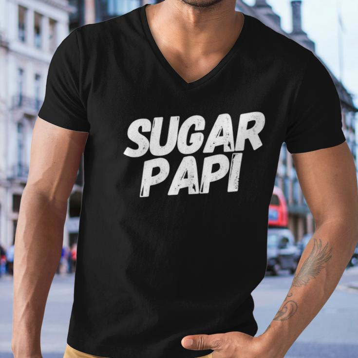 Sugar Papi Fathers Day Men V-Neck Tshirt