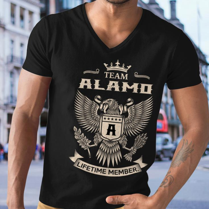 Team Alamo Lifetime Member V3 Men V-Neck Tshirt