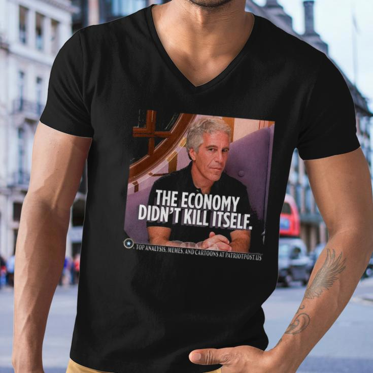 The Economy Didnt Kill Itself Men V-Neck Tshirt