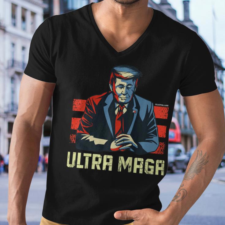 The Great Maga King Trump Ultra Proud Ultramaga Men V-Neck Tshirt