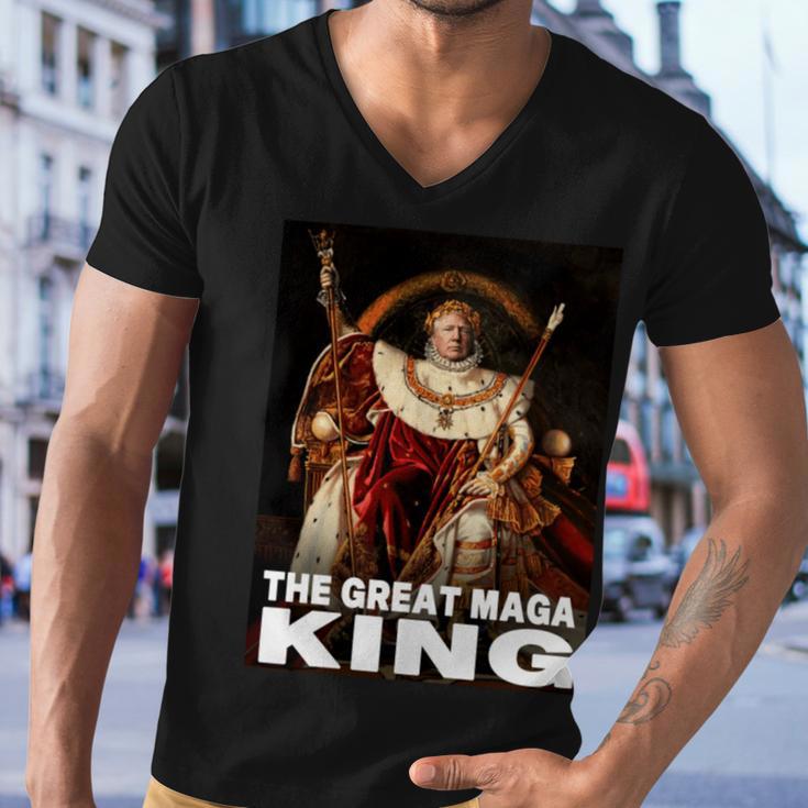 The Return Of The Great Maga King 4 Shirt Men V-Neck Tshirt