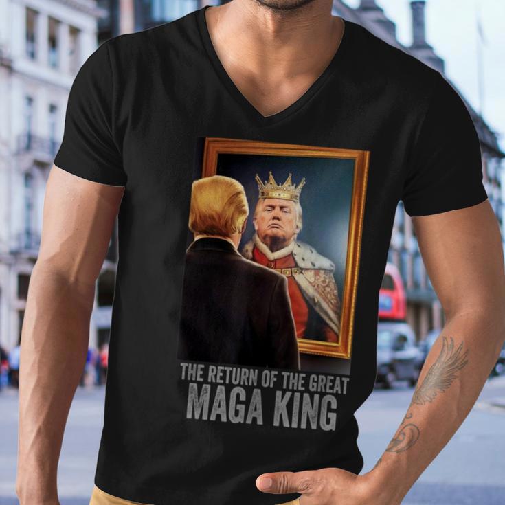 The Return Of The Great Maga King Anti Men V-Neck Tshirt