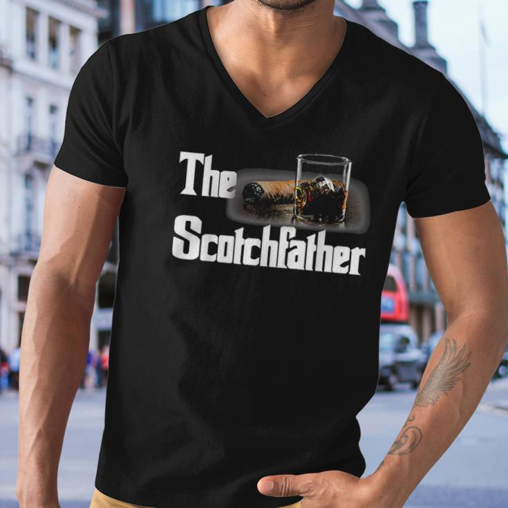 The Scotch Father Funny Whiskey Lover Gifts From Her Classic Men V-Neck Tshirt
