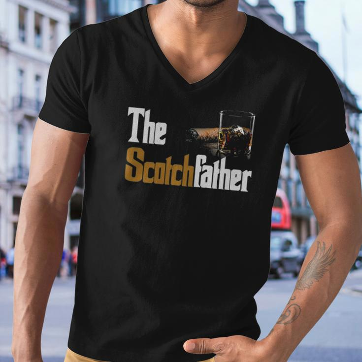 The Scotch Father Funny Whiskey Lover Gifts From Her Men V-Neck Tshirt