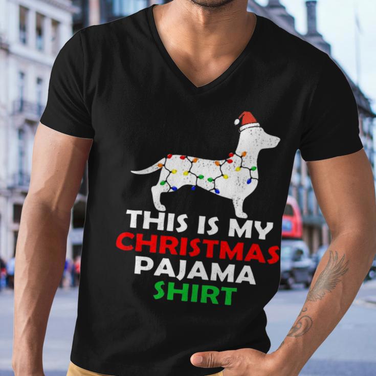 This Is My Christmas Pajama 875 Shirt Men V-Neck Tshirt