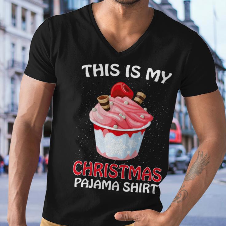 This Is My Christmas Pajama 878 Shirt Men V-Neck Tshirt