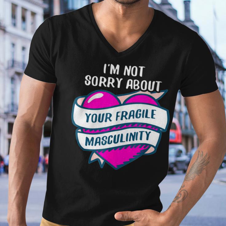 Too Clumsy To Be Around Fragile Masculinity 215 Shirt Men V-Neck Tshirt