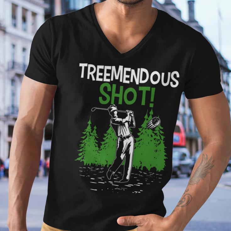 Treemendous Golf Shot In The Trees 66 Trending Shirt Men V-Neck Tshirt