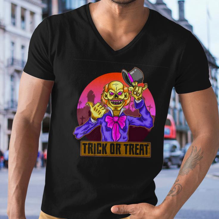 Trick Or Treat Halloween 151 Shirt Men V-Neck Tshirt