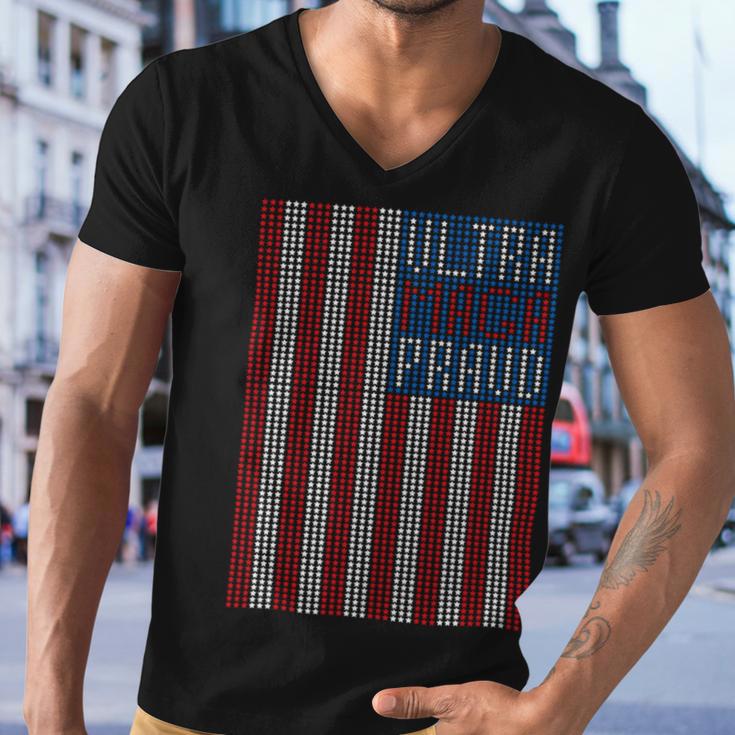 Ultra Maga Proud Patriotic Tshirt Men V-Neck Tshirt