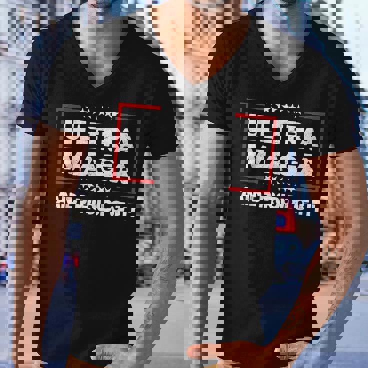 Ultra Maga Proud Ultra-Maga Men V-Neck Tshirt