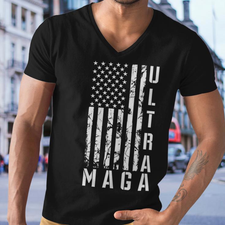 Ultra Maga Ultra Maga Funny Ultra Maga 2024 Ultra Maga And Proud Of Itultra Maga Proud V3 Men V-Neck Tshirt