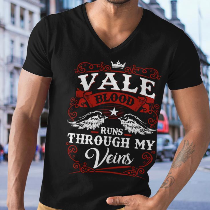 Vale Name Shirt Vale Family Name V2 Men V-Neck Tshirt