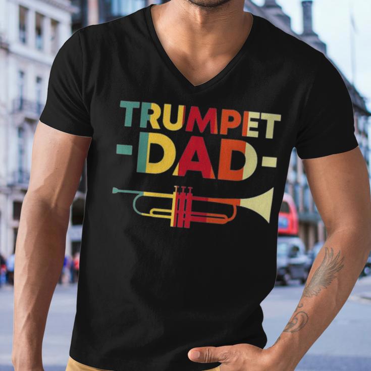 Vintage Trumpet Cool Retro Trumpet Player 159 Shirt Men V-Neck Tshirt