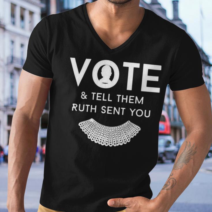 Vote And Tell Them Ruth Sent You 31 Shirt Men V-Neck Tshirt