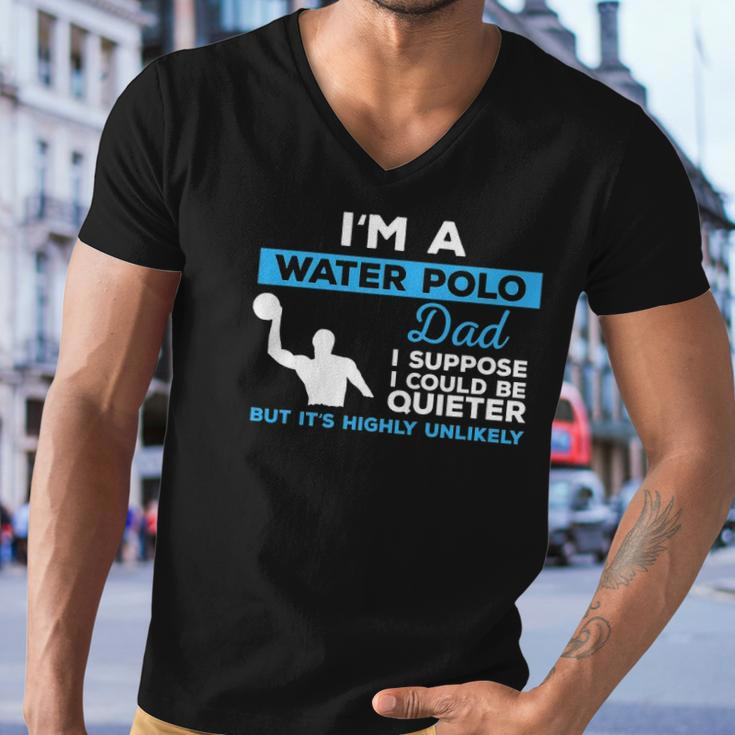 Water Polo Dadwaterpolo Sport Player Gift Men V-Neck Tshirt