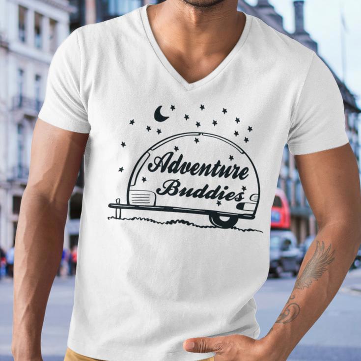 Adventure Buddies Couples Adventure Gift Travel Gift Road Trip Gift Gift For Family Travel Men V-Neck Tshirt