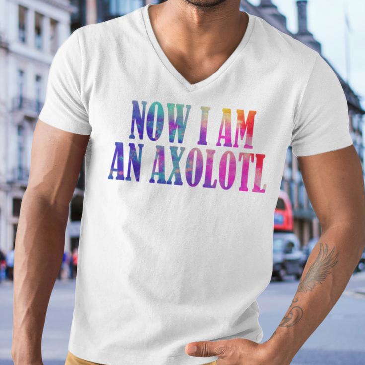 Axolotl Squishmallow Men V-Neck Tshirt