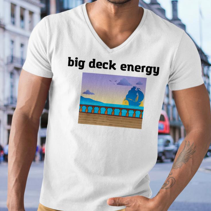 Big Deck Energy Men V-Neck Tshirt