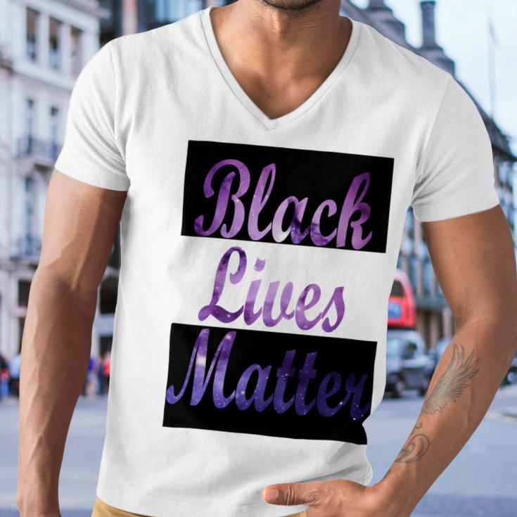 Black Lives Matter Minding My Black Owned Business Men V-Neck Tshirt