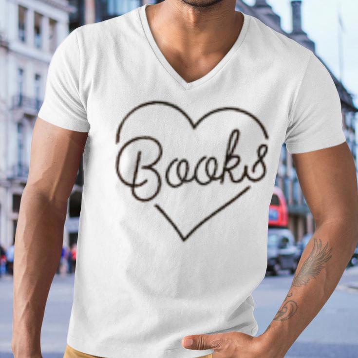 Book Lover Men V-Neck Tshirt