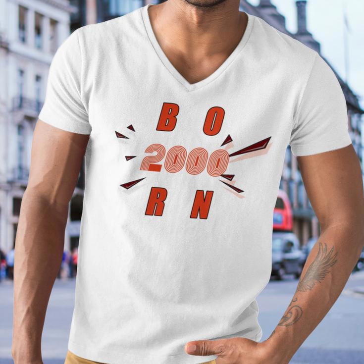 Born 2000 Funny And Best Gift Men V-Neck Tshirt