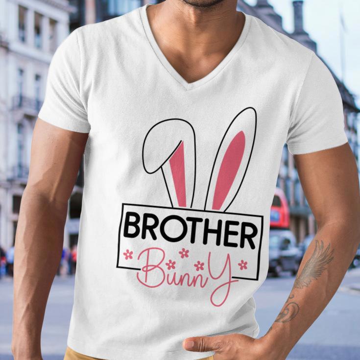 Brother Easter Bunny Men V-Neck Tshirt