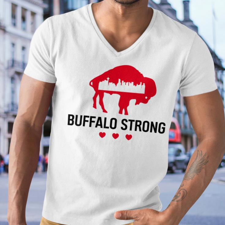 Buffalo Strong Pray For Buffalo Buffalo Strong Men V-Neck Tshirt