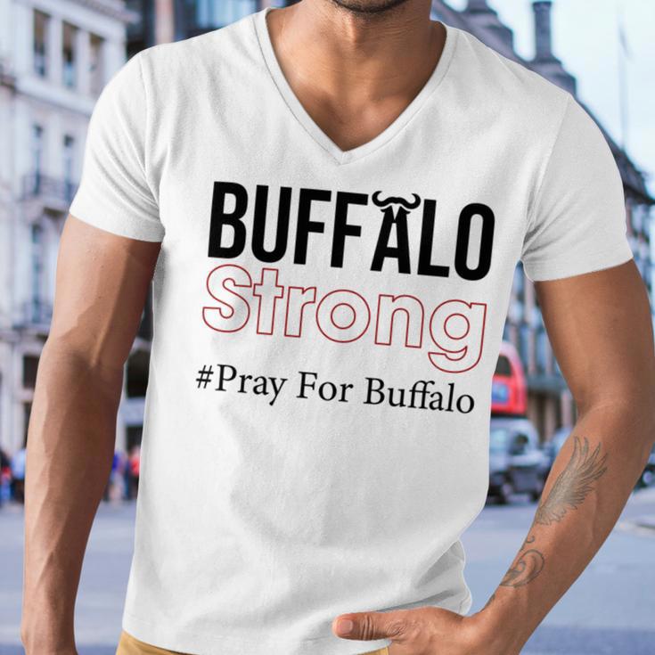 Buffalo Strong Pray For Buffalo Men V-Neck Tshirt