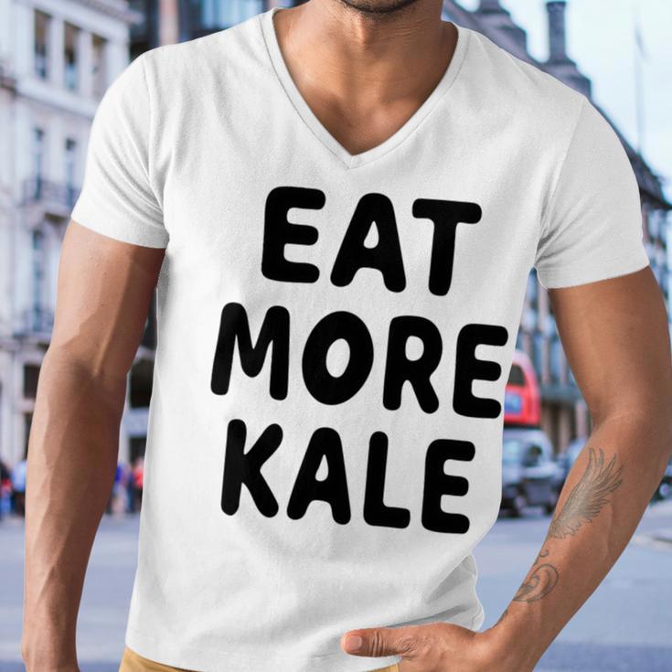 Eat More Kale Men V-Neck Tshirt