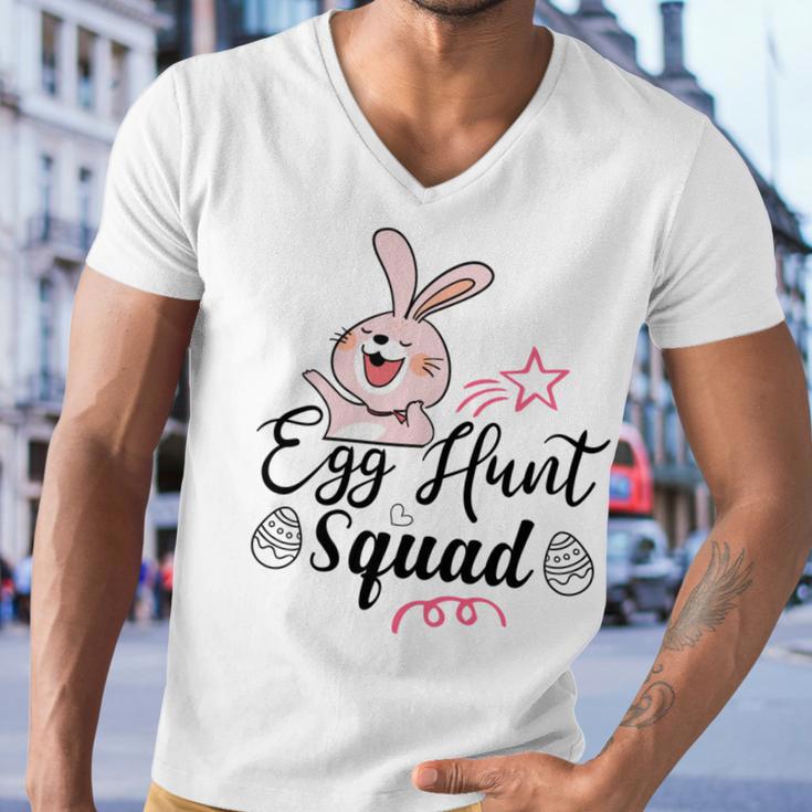 Egg Hunt Squad Men V-Neck Tshirt