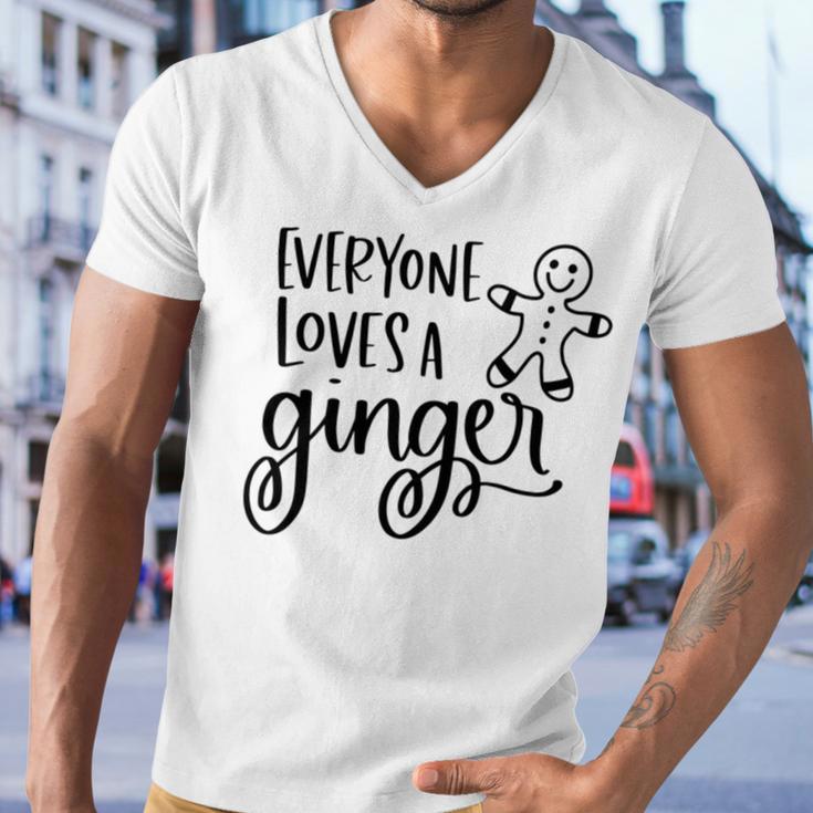 Everyone Loves A Ginger Men V-Neck Tshirt