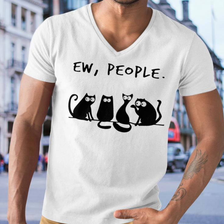 Ew People Fitted 215 Shirt Men V-Neck Tshirt