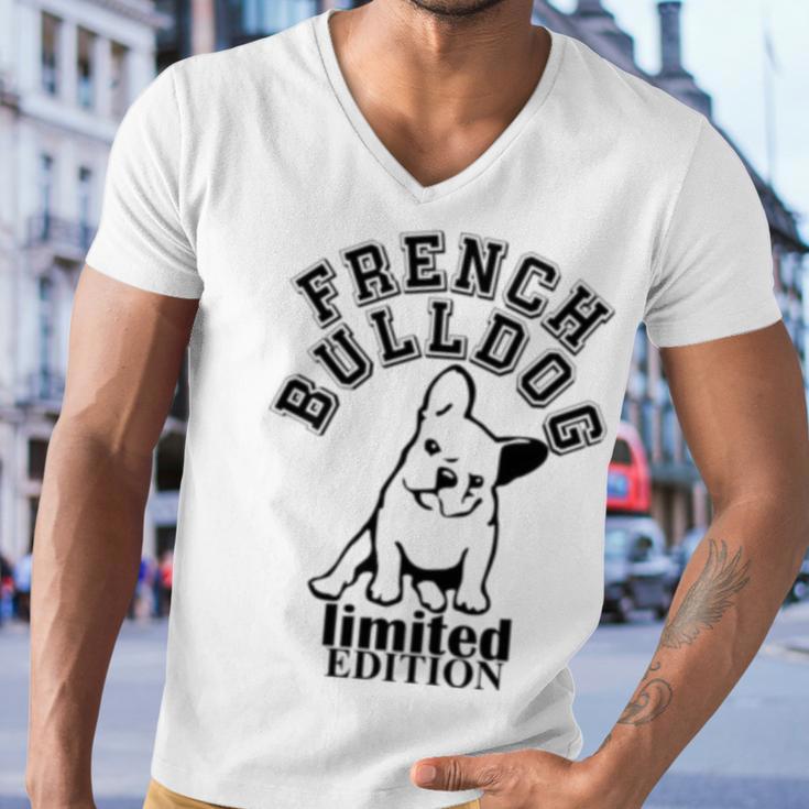 French Bulldog V2 Men V-Neck Tshirt