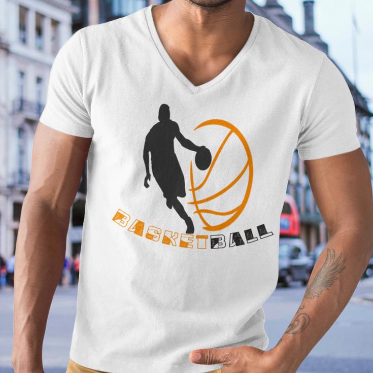 Funny Basketball Gift For Basketball Lovers Men V-Neck Tshirt