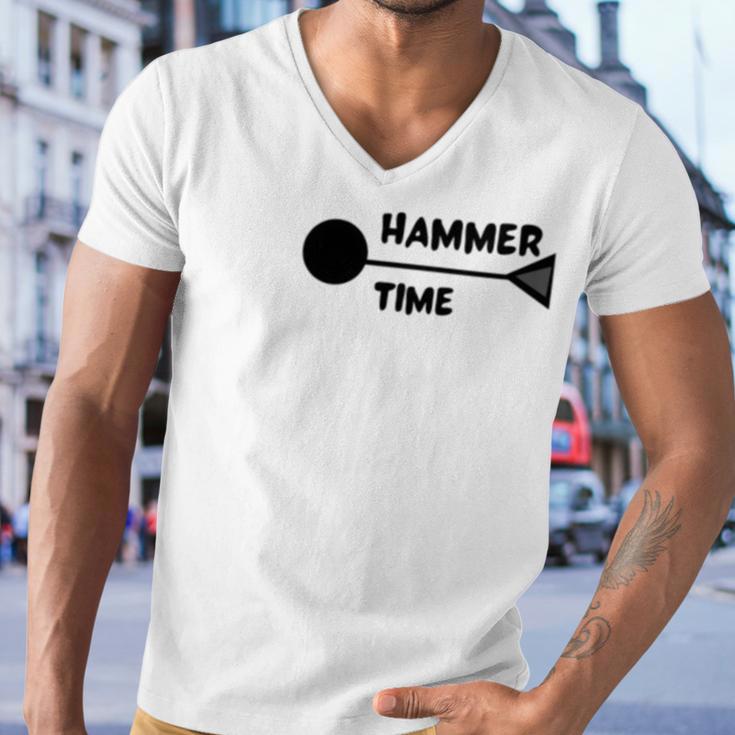 Hammer Time Track And Field Hammer Throw Men V-Neck Tshirt