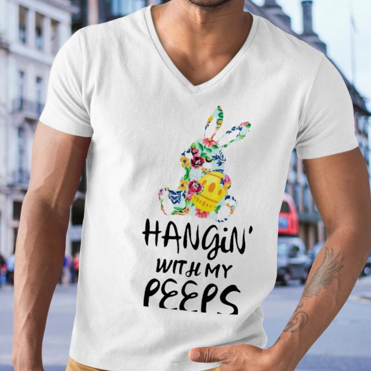 Hangin With My Peeps 837 Shirt Men V-Neck Tshirt