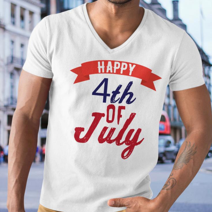 Happy 4Th Of July Independence Day V2 Men V-Neck Tshirt