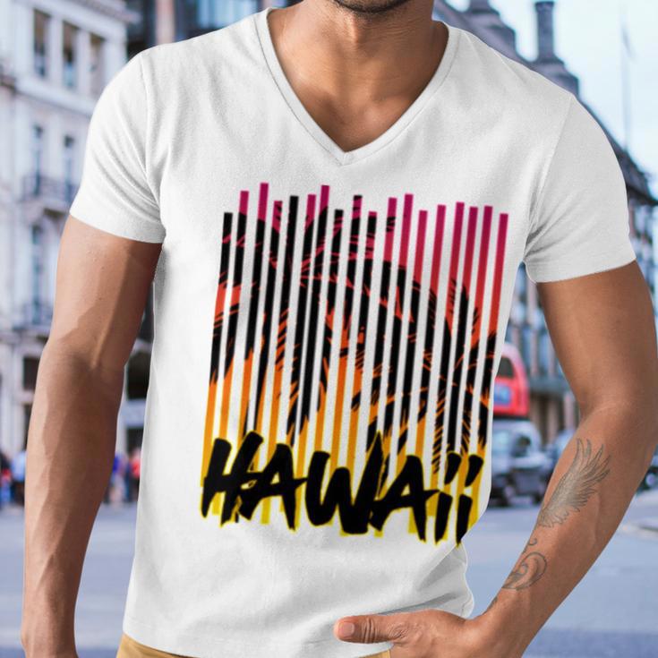 Hawaii V2 Men V-Neck Tshirt