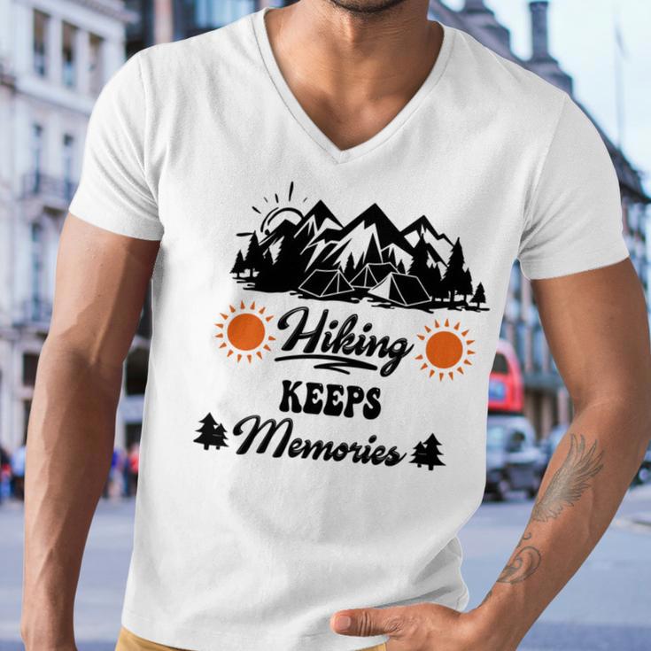 Hiking Keeps Memories V2 Men V-Neck Tshirt