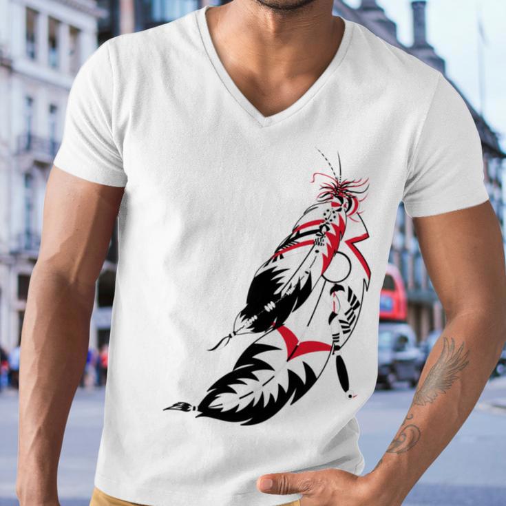 Huchnon Native American Tribe V6 Men V-Neck Tshirt