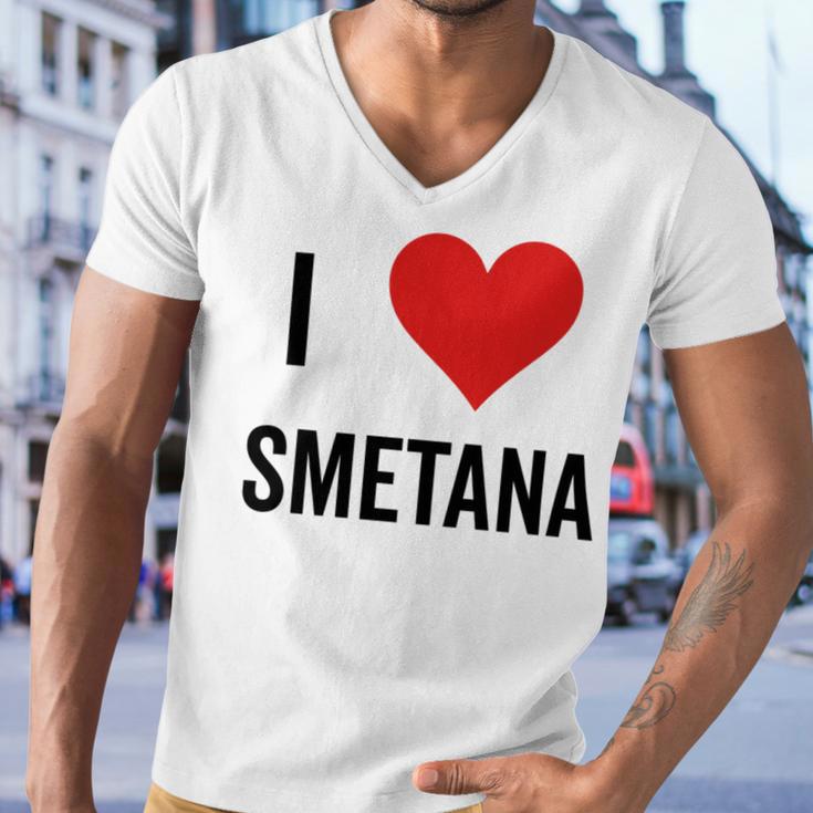 I Heart Smetana The Smetana Man I Love Smetana Men V-Neck Tshirt