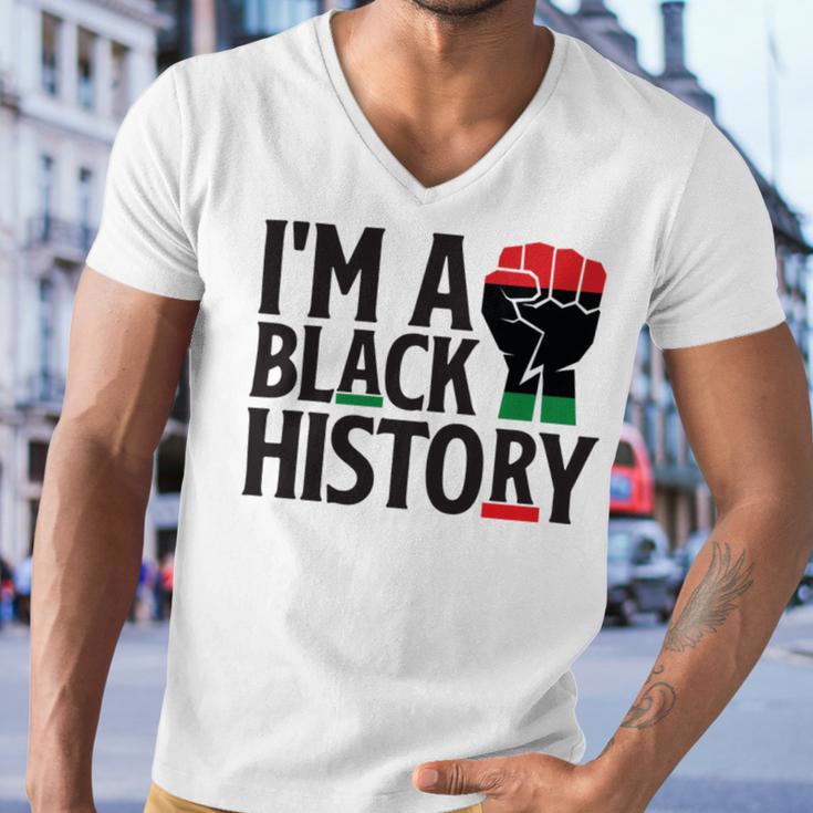 Im A Black History Juneteenth African American Men V-Neck Tshirt