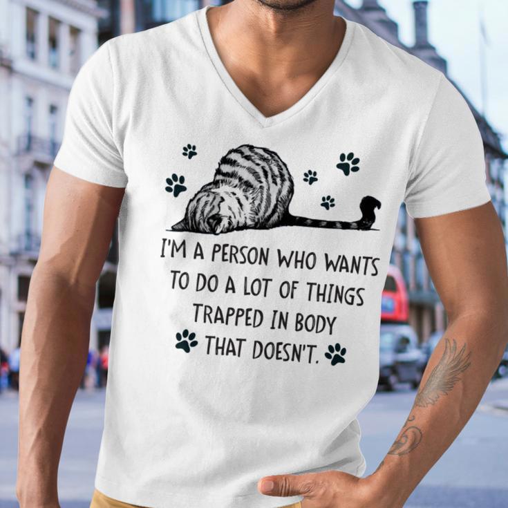 Im A Person Who Wants To Do A Lot Of Things Trapped In Body That Doesnt Men V-Neck Tshirt