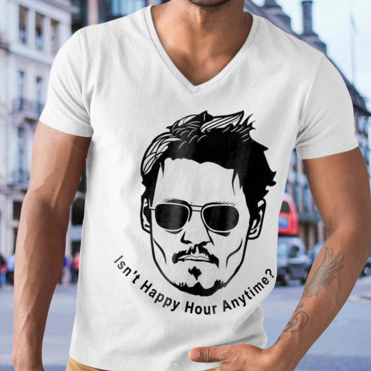 Isnt Happy Hour Anytime Mega Pint Men V-Neck Tshirt