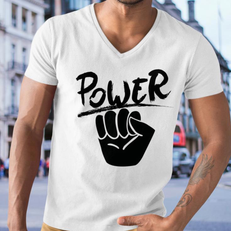 Juneteenth Black Power Men V-Neck Tshirt