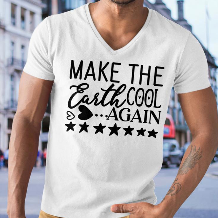 Make The Earth Cool Again Men V-Neck Tshirt