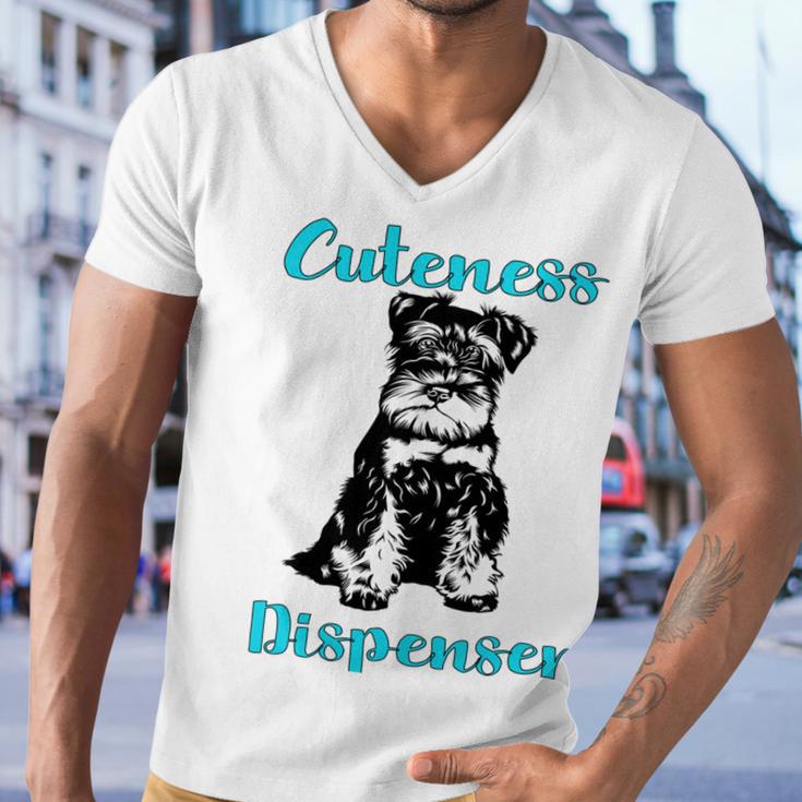 Miniature Schnauzer At Home Cuteness Dispenser Multi Tasking Dog Men V-Neck Tshirt